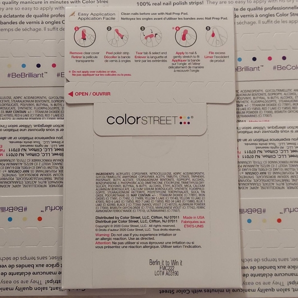 Any 2/$20 Berlin it to win it color street nails - Picture 4 of 4